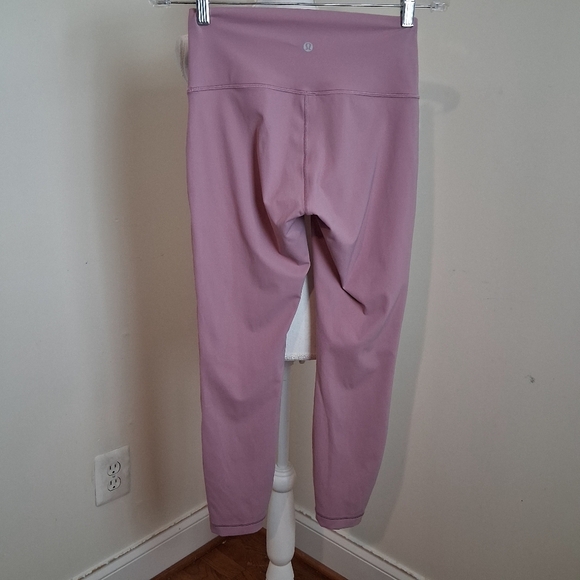 Lululemon Wunder Under High-Rise Tights 25" In Lavender Dew Size 6 - Picture 5 of 10